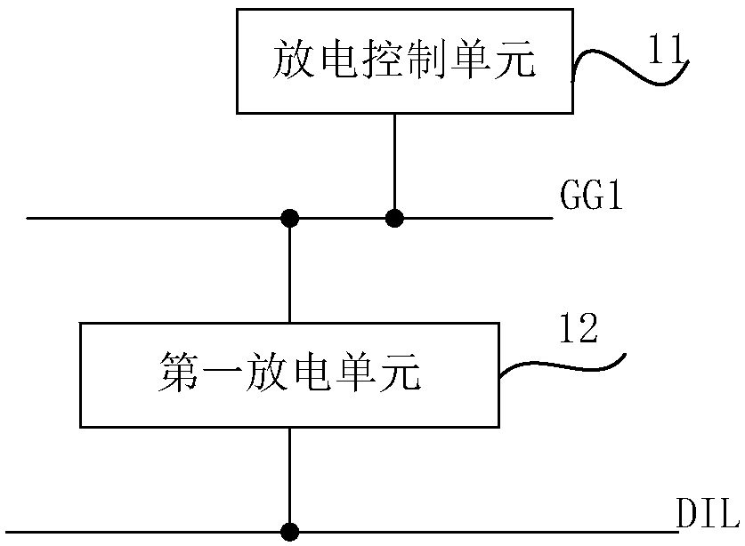 Shutdown discharge circuit and display module set