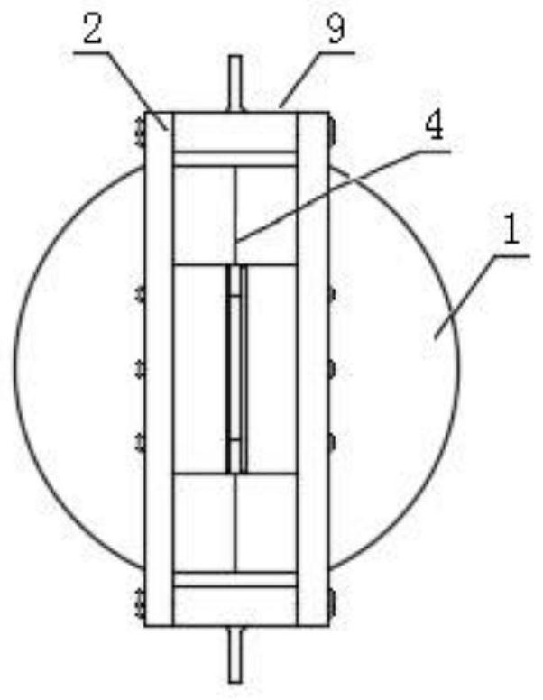 A fixture for glass floats