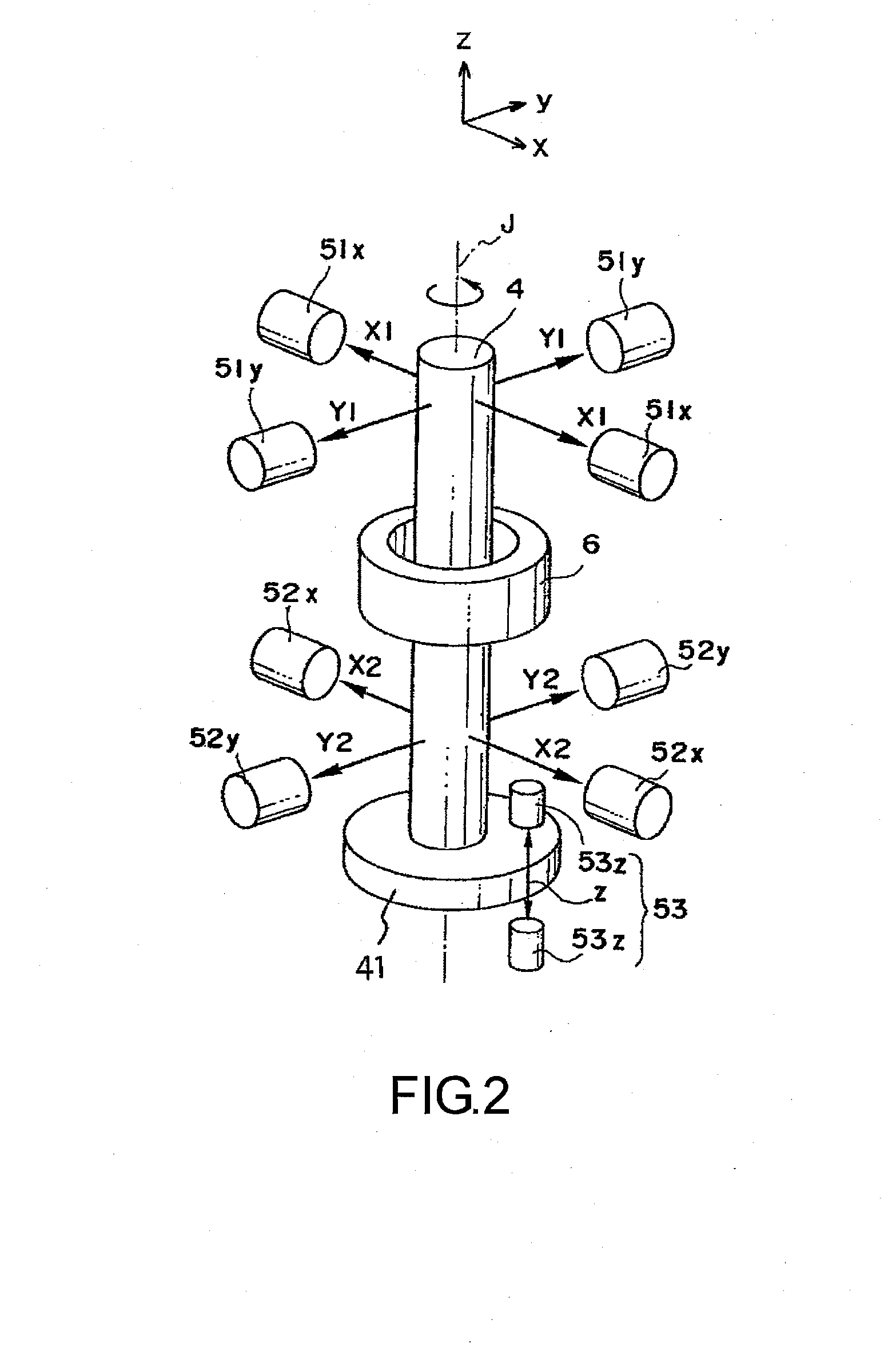 Magnetic levitation type vacuum pump and magnetic levitation device