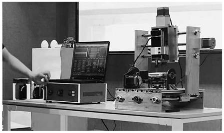 Teaching desktop type miniature five-axis linkage numerical control machine tool