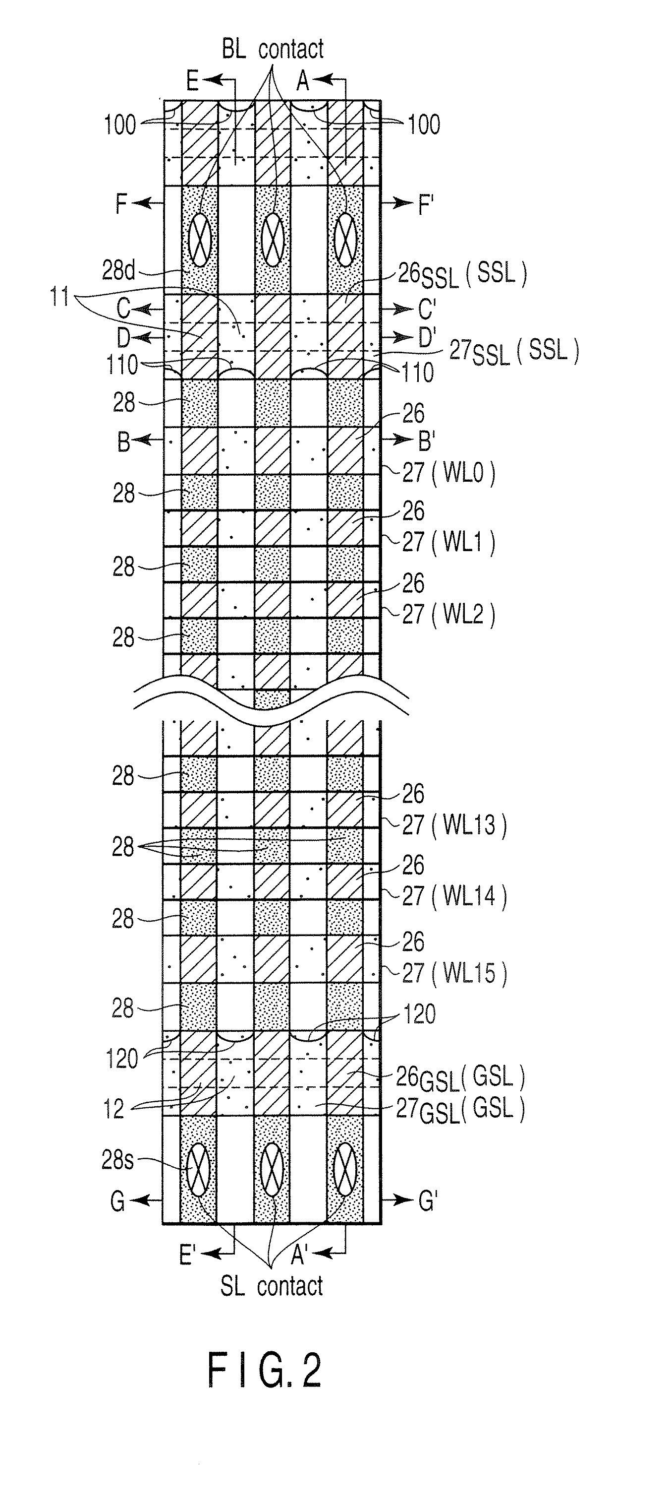 Nonvolatile semiconductor storage device