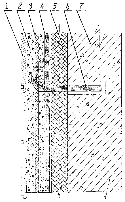 External insulating layer of external wall of ultra high-rise building and its making method