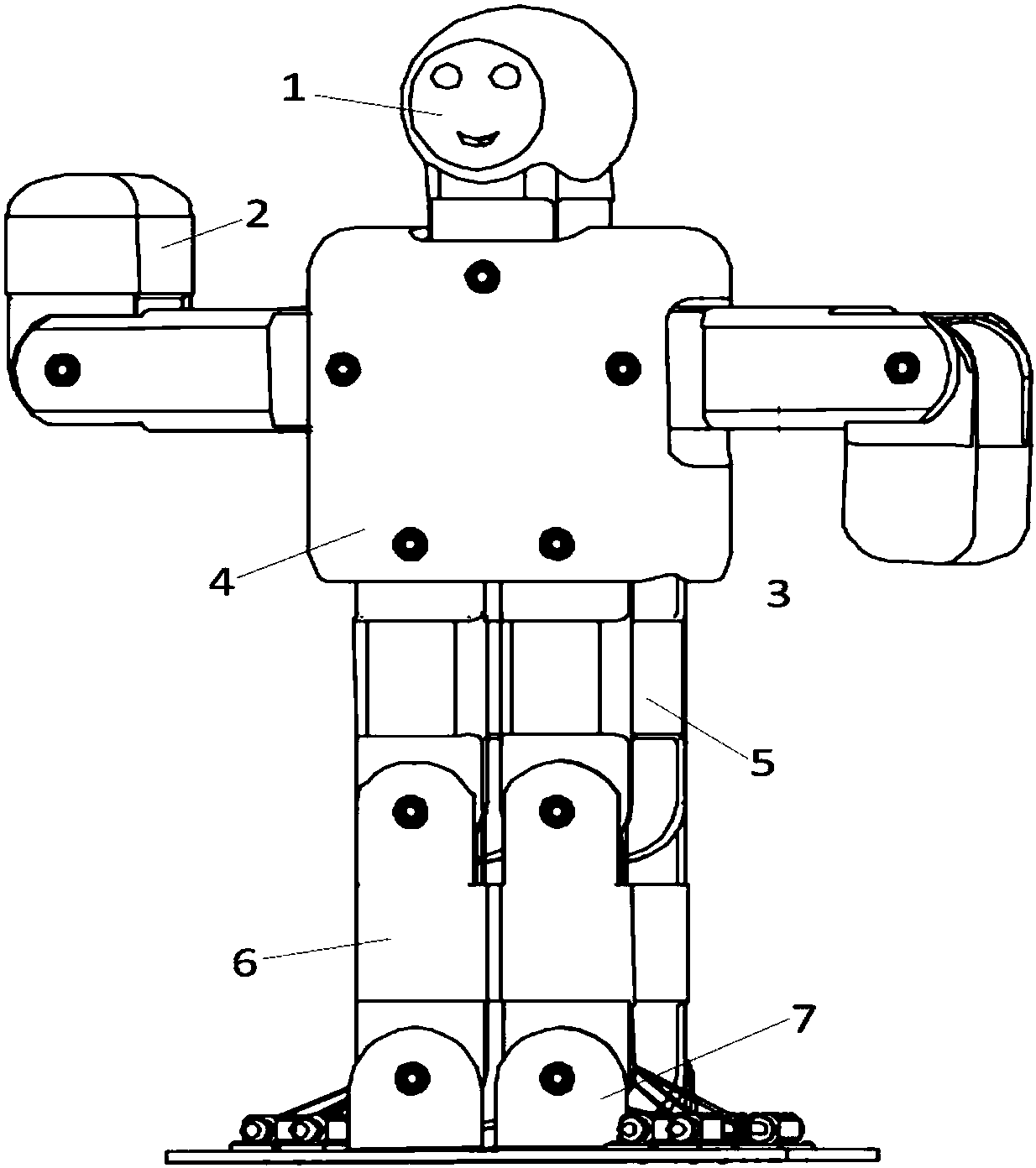 A humanoid planar multi-joint robot based on belt drive