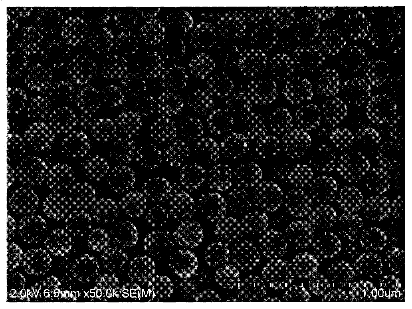 Method for immobilization of metal iridium complexes with silicon nanoparticles being coated on electrode