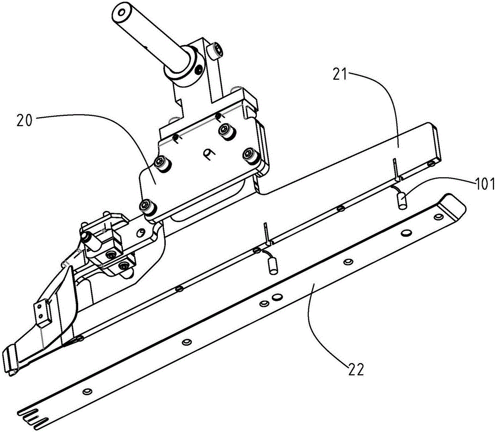 Pressing plate controlling system and method of pocket-hole sewing machine