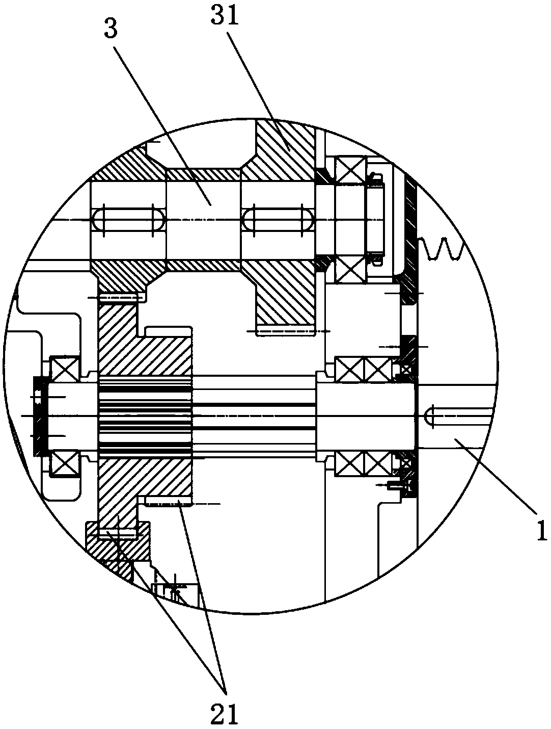 Multi-gear variable speed drawing machine