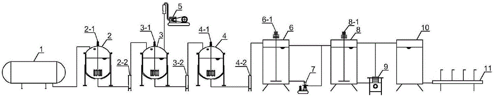 Equipment for producing liquid fertilizer through concentrated biogas slurry and method for producing liquid fertilizer