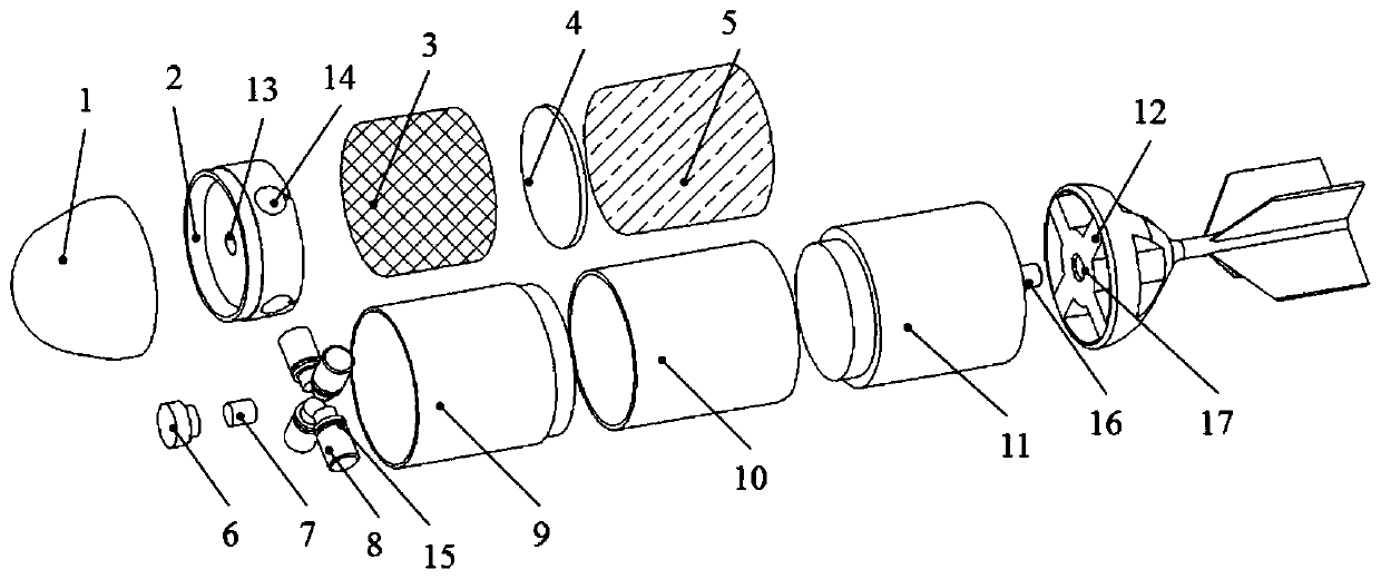 Aerial anti-UAV (unmanned aerial vehicle) net fishing device