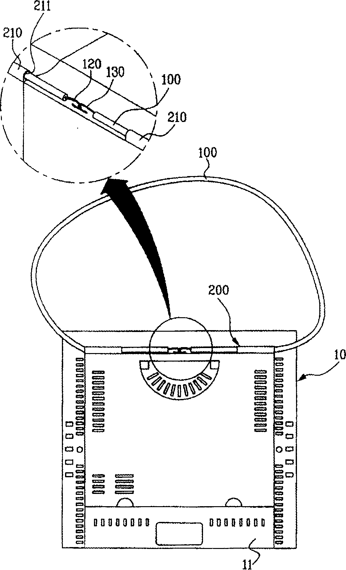 Wall hanger for wall TV set