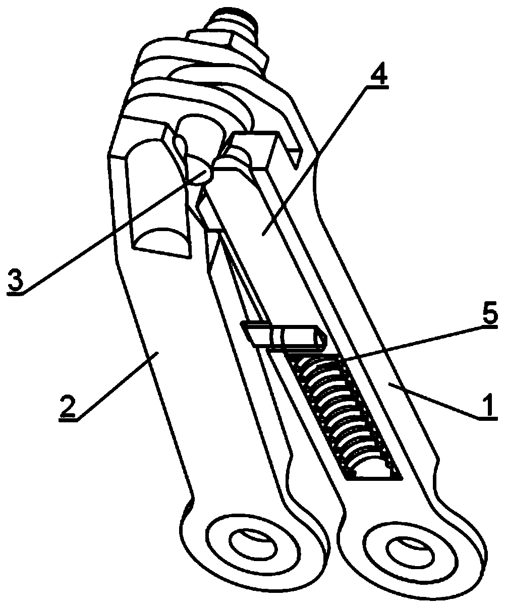 A kind of rotary locking mechanism for launch vehicle