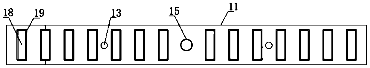 Artware packing piece production positioning device