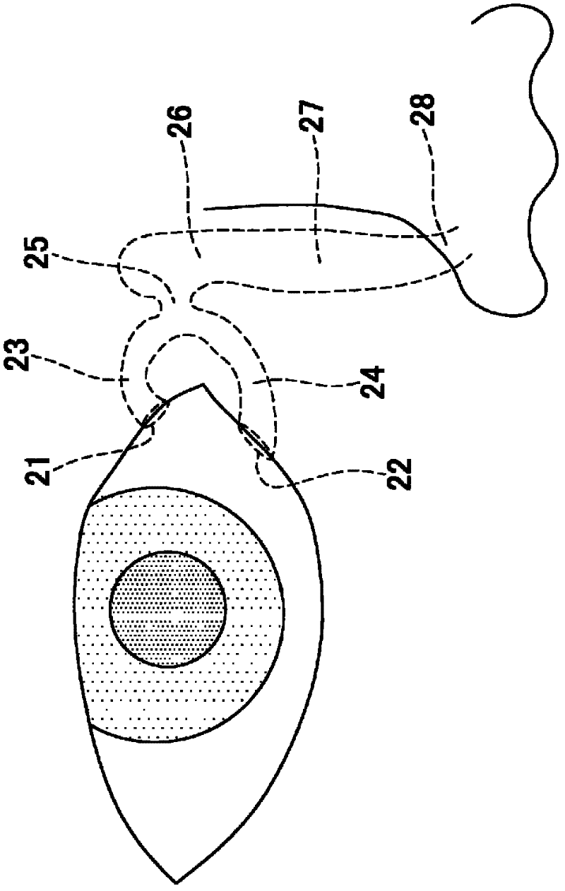 Tube device for insertion into lacrimal passage