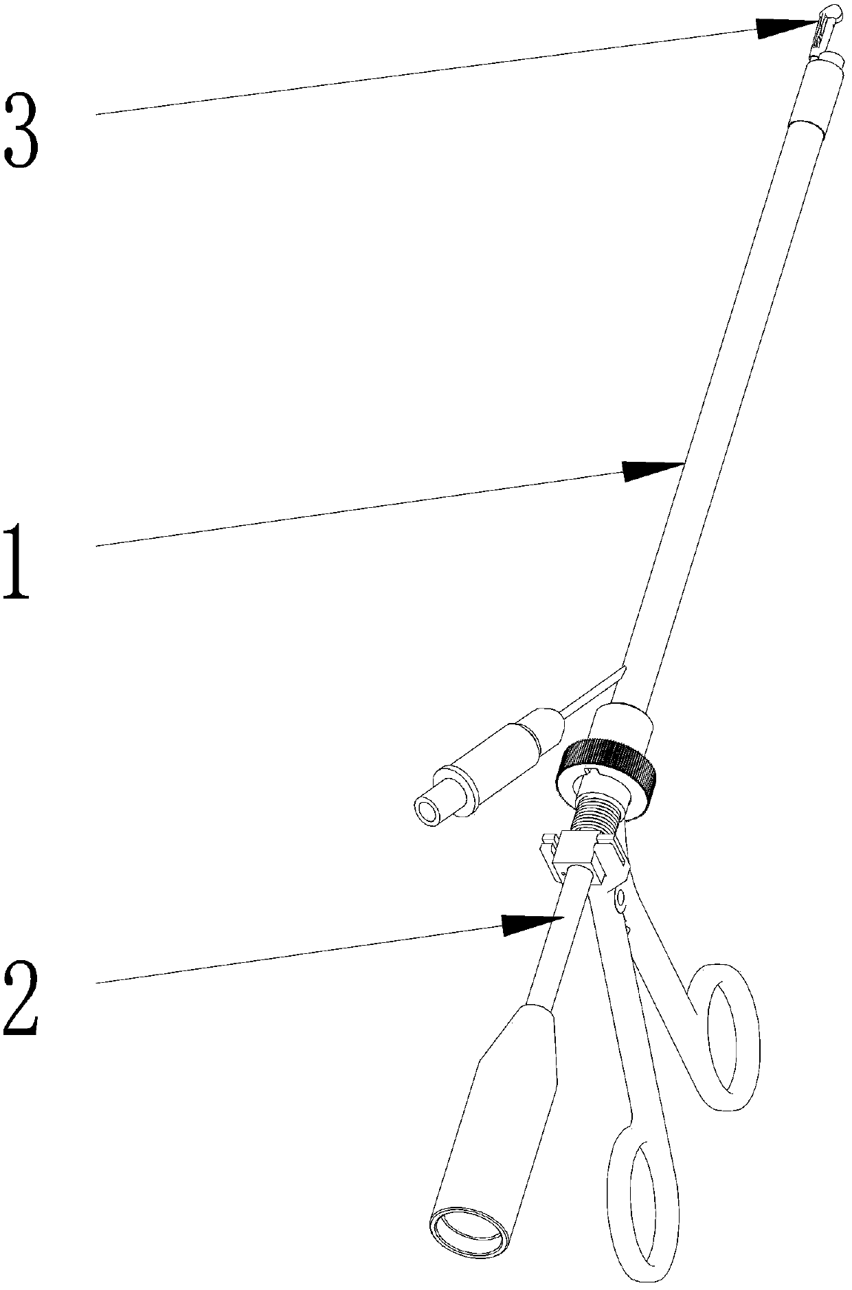 Visible multi-functional intrauterine contraceptive ring extracting method and contraceptive ring extractor