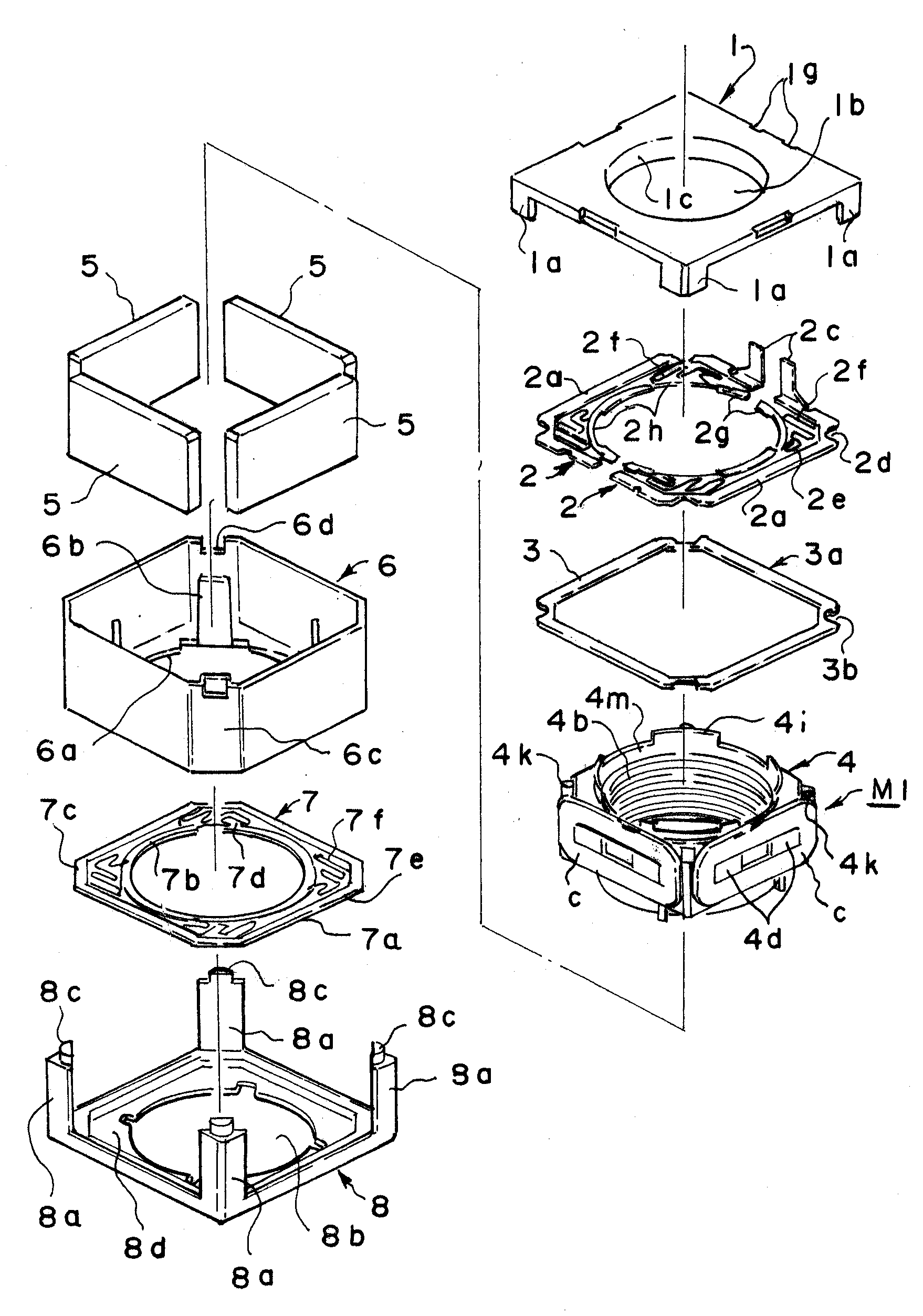 Voice coil type lens drive assembly