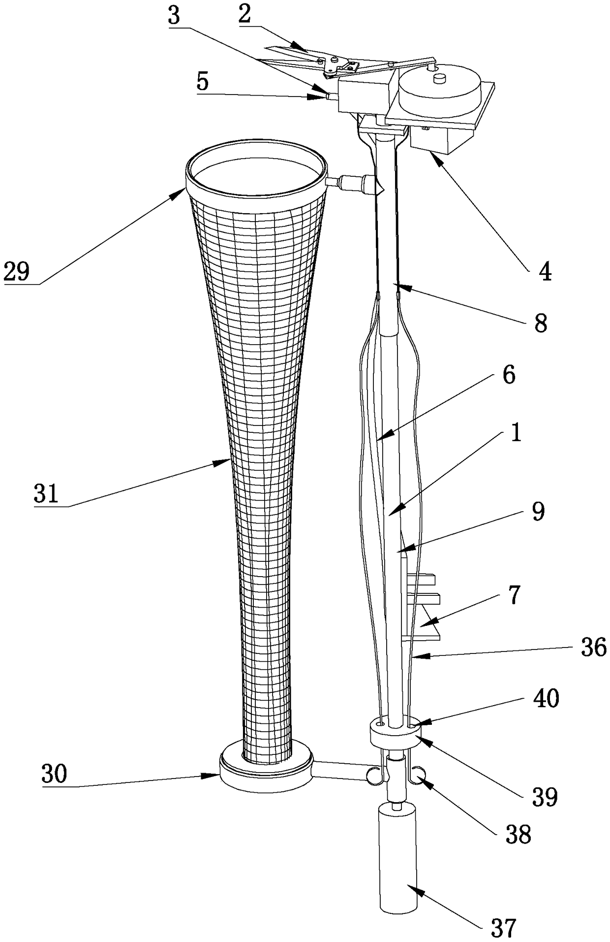 Orange picking device