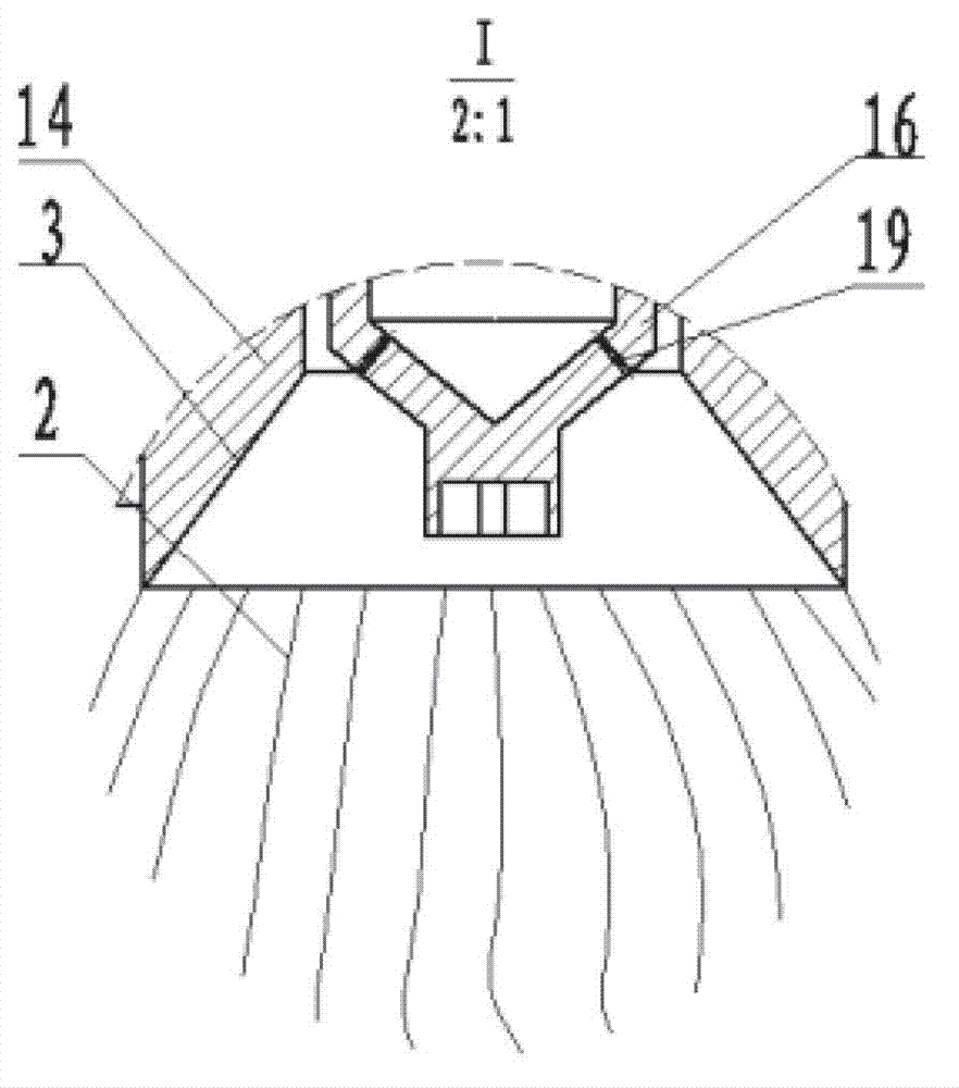 Airflow assisted internal conical surface distributed electrostatic spinning nozzle