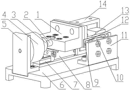 Precision nano-indentation test device