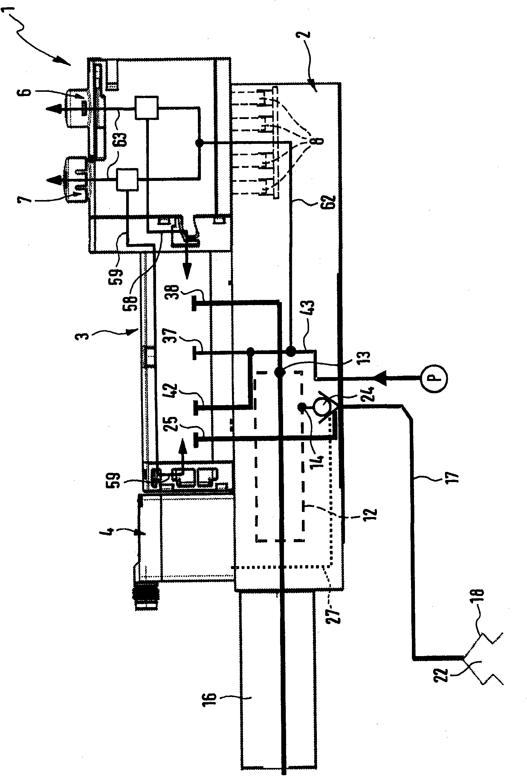 Device for vacuum generation