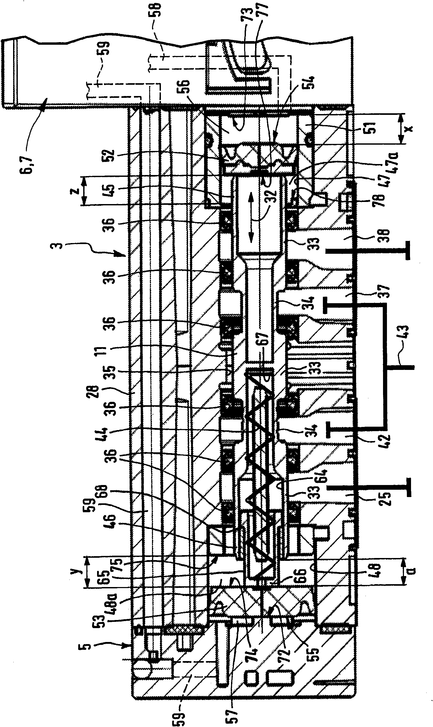 Device for vacuum generation