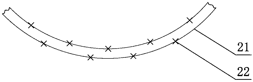 Compensation type aeration turning-free aerobic fermentation device