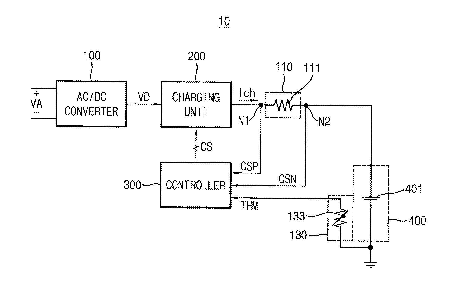 Charging circuits, charging systems, and wireless power reception devices including the same