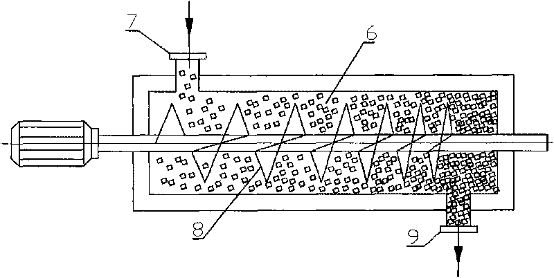 Gas lock transportation technology and device thereof for biomass high-pressure retort charcoal product