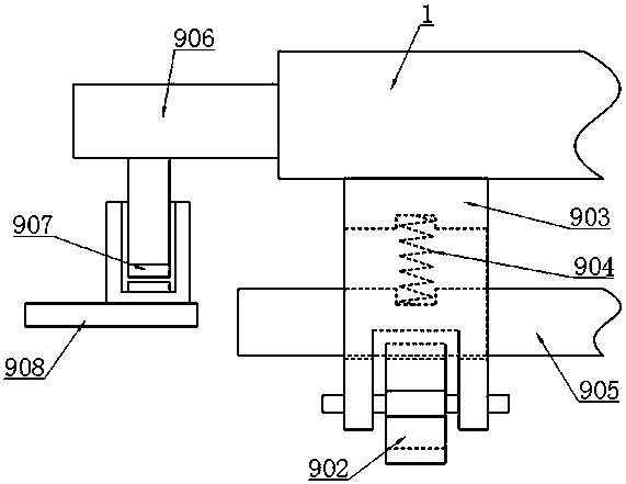 Convenient-to-move extruder for aluminium profiles