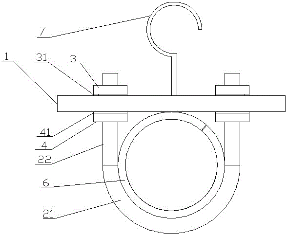 Novel cable erecting hook