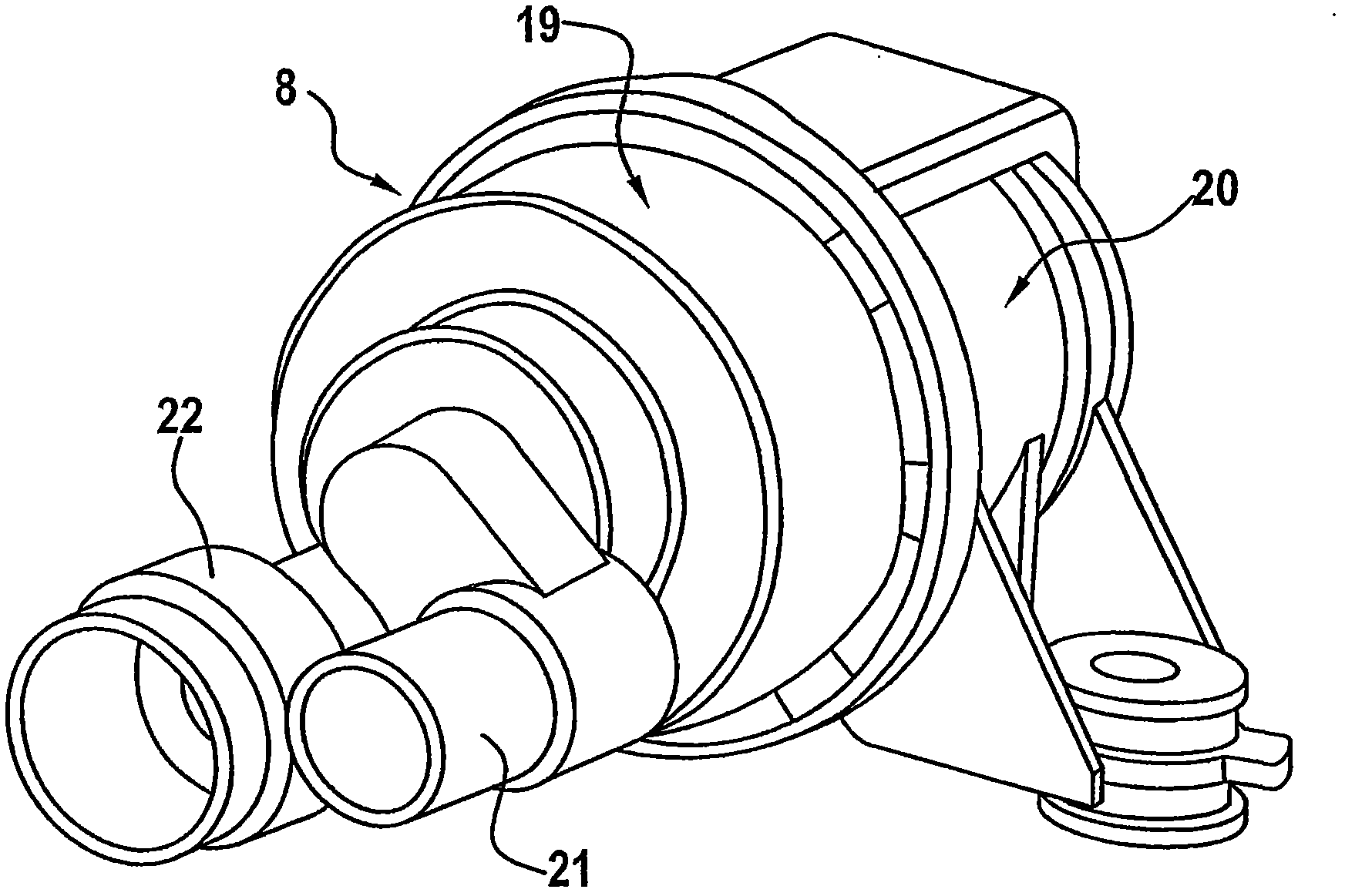 Method and device for controlling the pressure inside a fuel tank