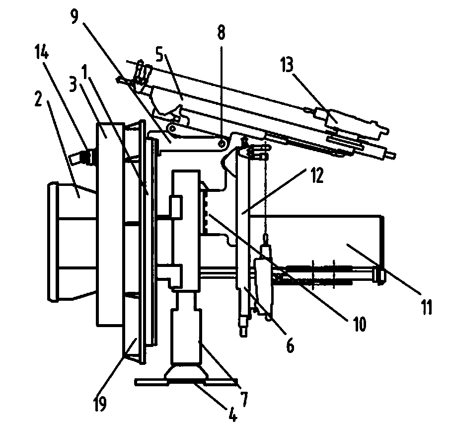 Integrated supporting system and tunnel boring machine with same