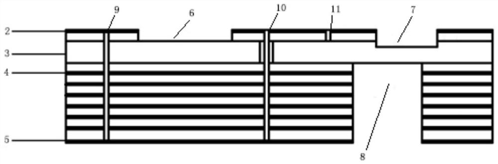 Microwave digital mixing assembly based on metal-based composite substrate