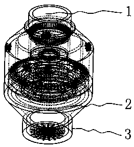 Water-saving device used for building decoration