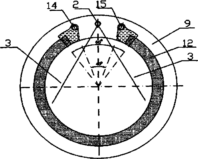 Angular displacement sensor