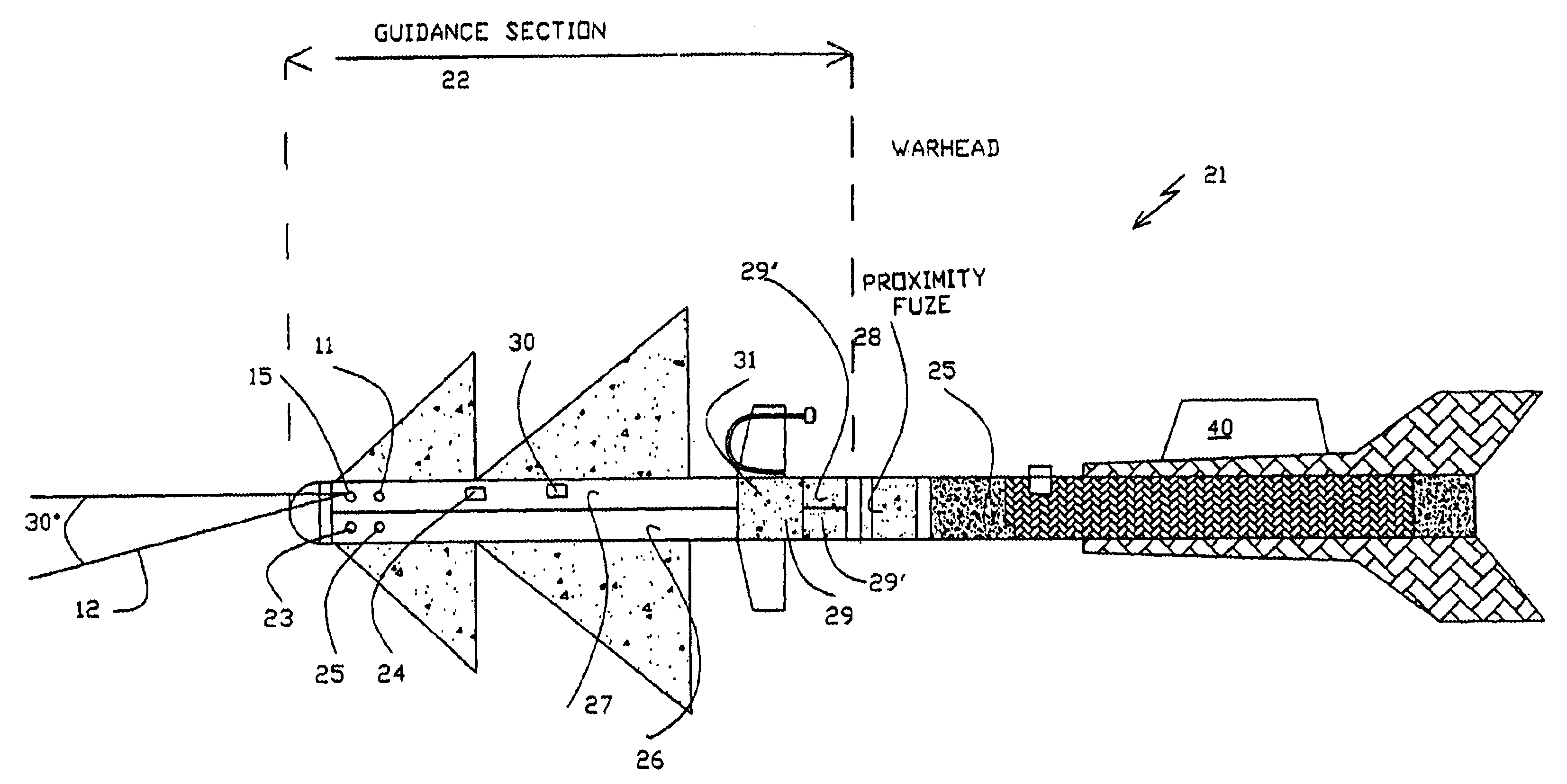 Method and system for active laser imagery guidance of intercepting missiles