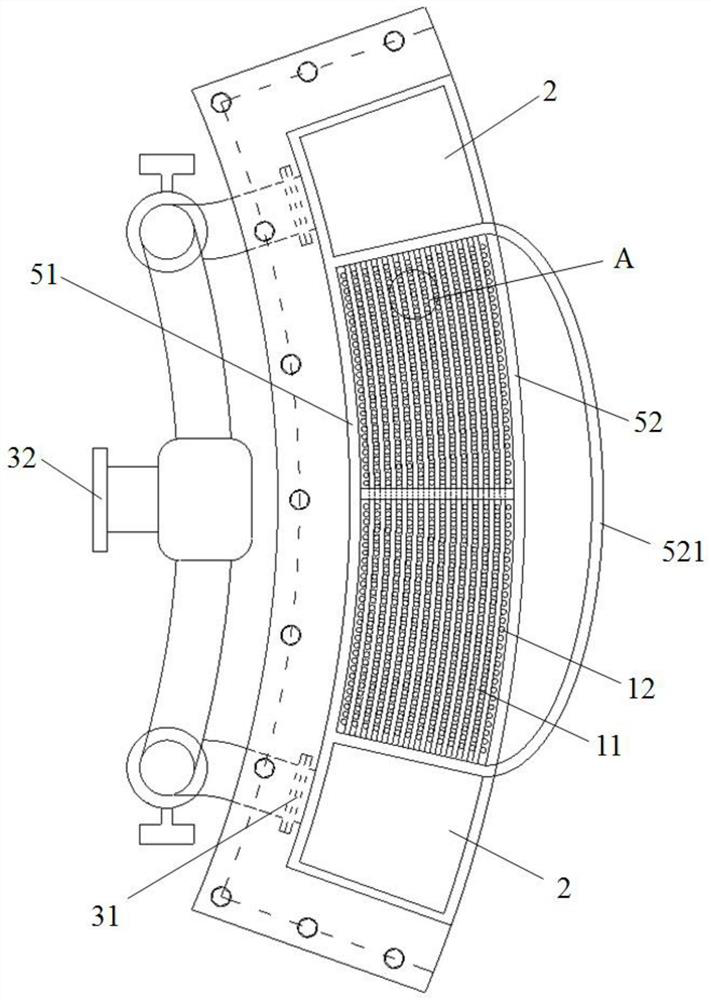 Self-flowing outboard cooler and ship cooling system