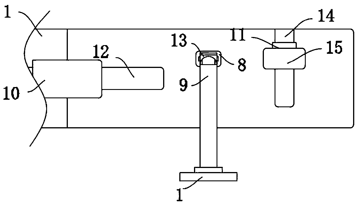 Pouring frame fixing formwork structure for civil construction engineering construction