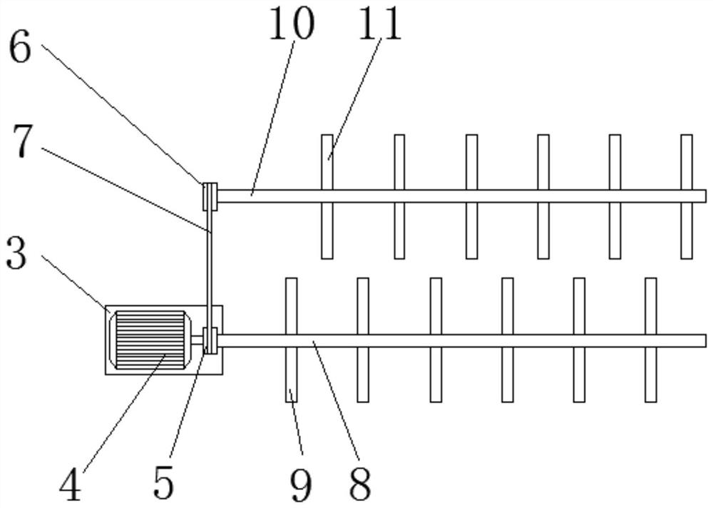 Sewage treatment aeration tank