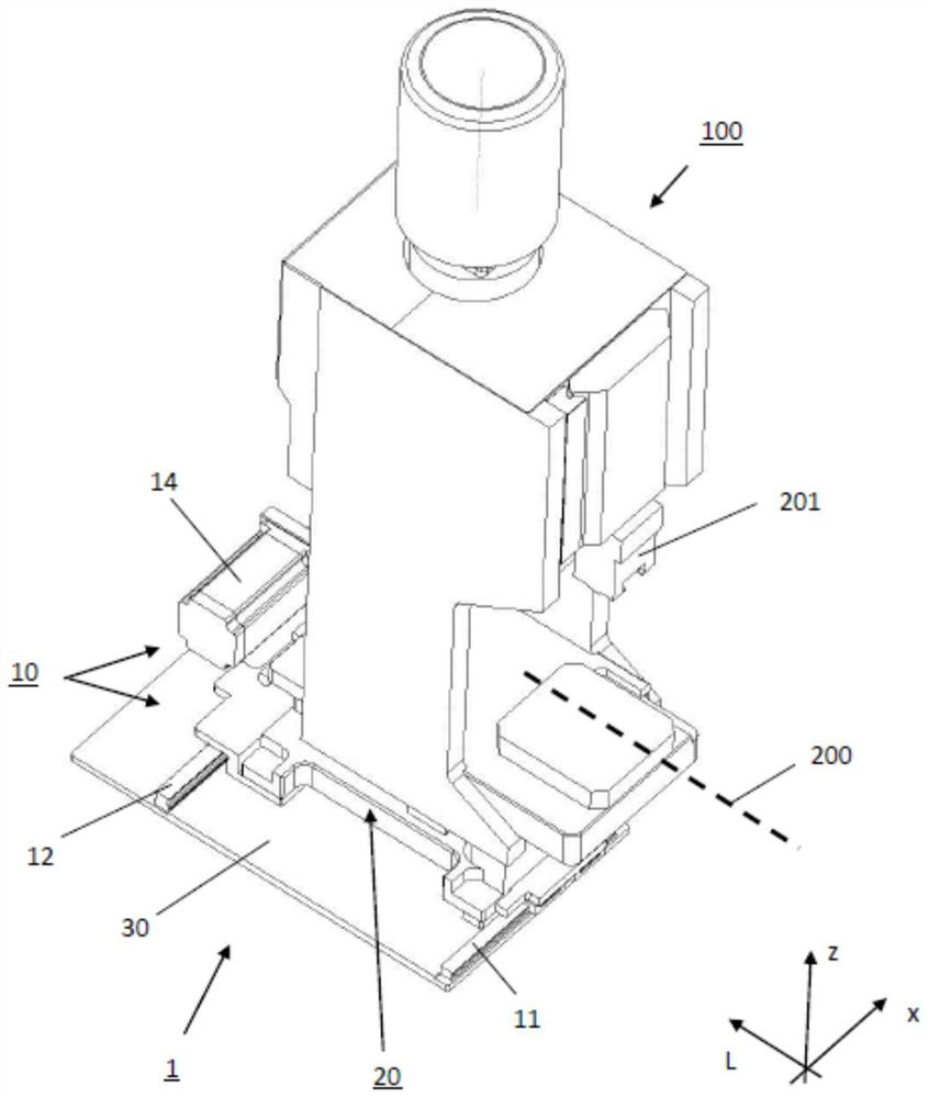 Positioning device for processing components of cable processing machines