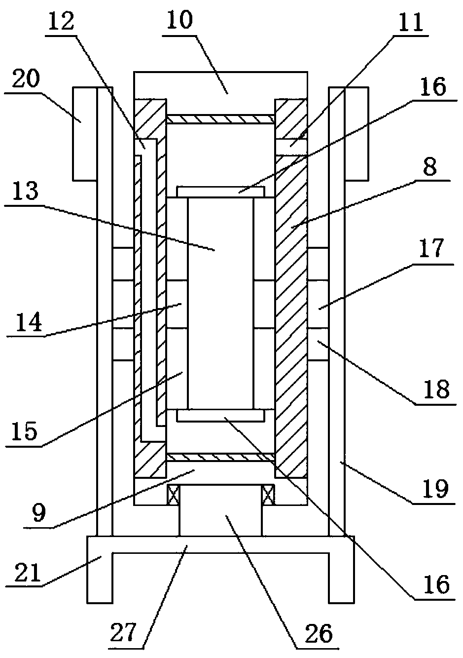 Full-automatic quick tightening mechanism suitable for bolt and nut