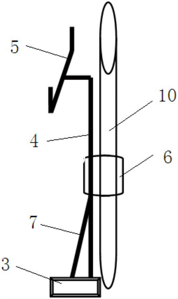 Reinforcing structure and method of double-cement tower in coal gob area