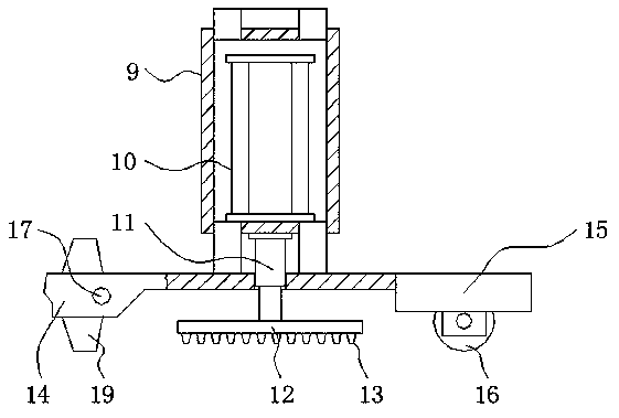 Quick-transport tunnel sampling soft-bodied robot with clamping structure