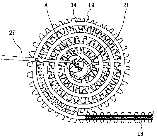 Quick-transport tunnel sampling soft-bodied robot with clamping structure