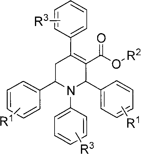 Method for preparing polysubstituted tetrahydropyridine