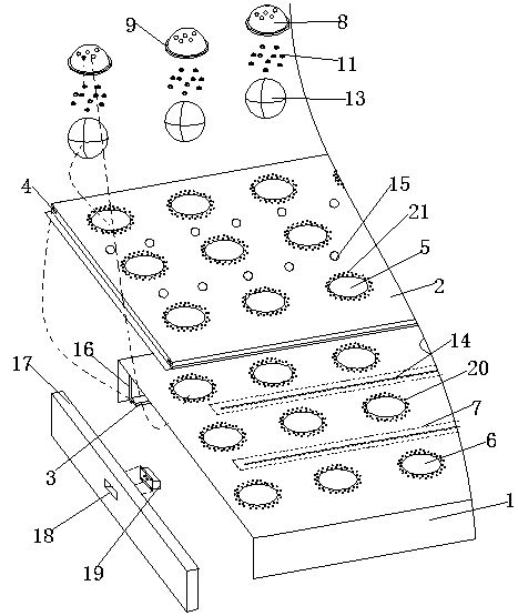 Ceramic thin plate assembly