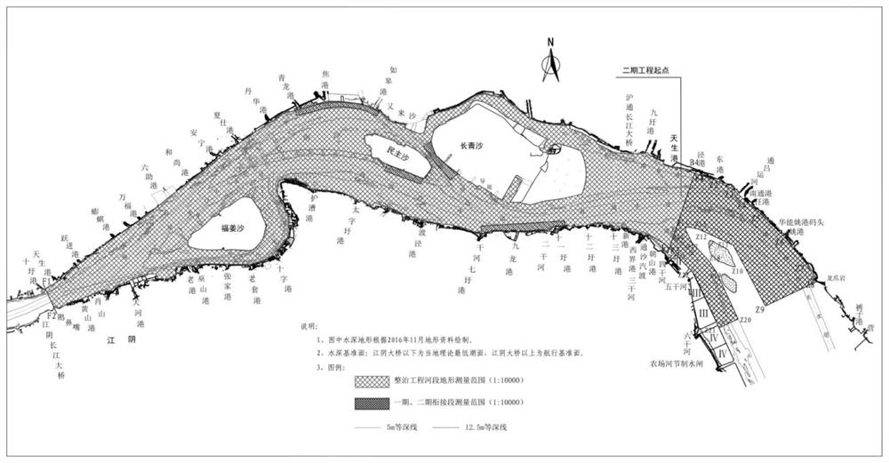 A dynamic monitoring method for tidal channel regulation engineering