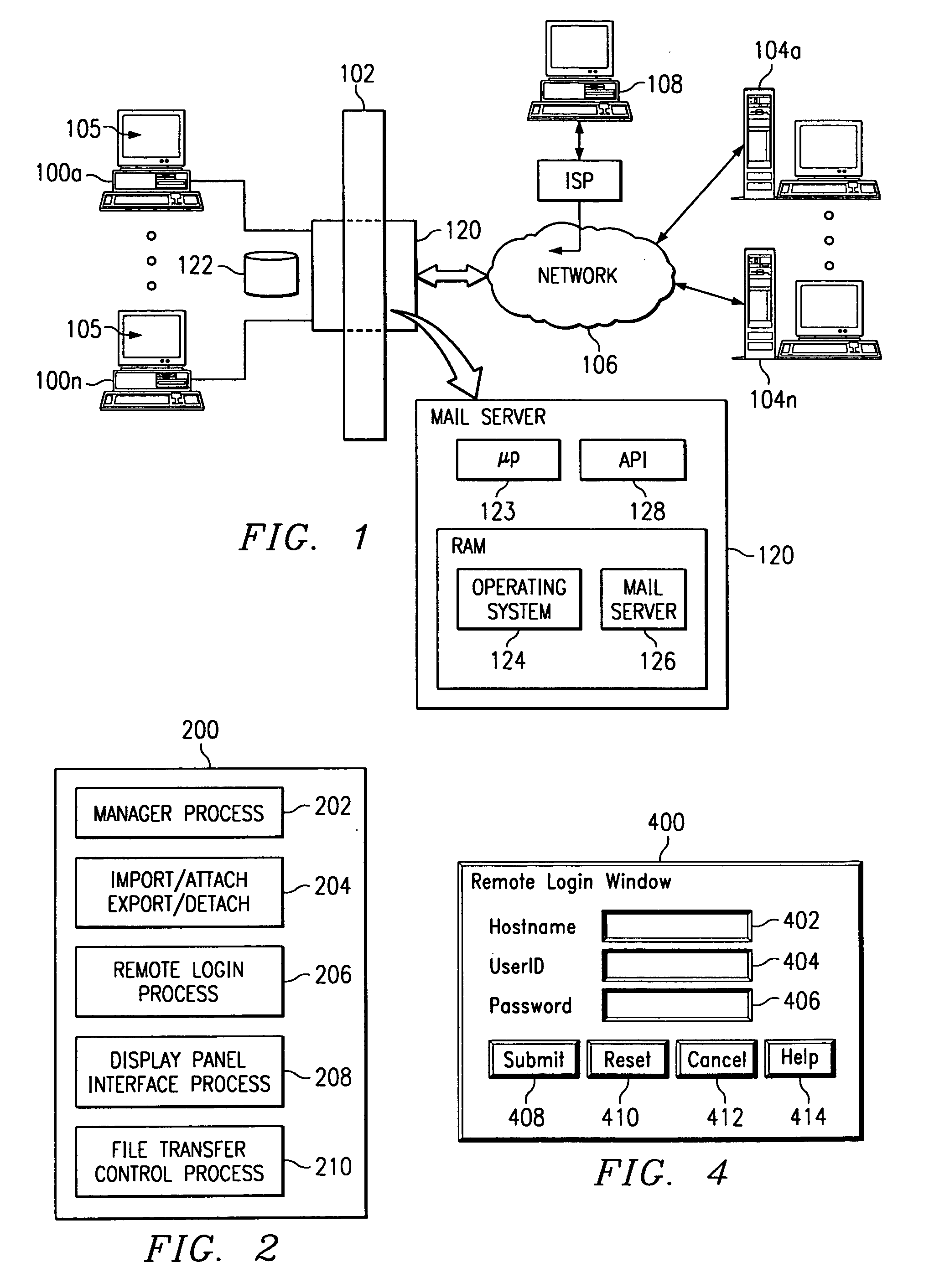 Method to import/export or detach/attach a file to/from a remote mail server