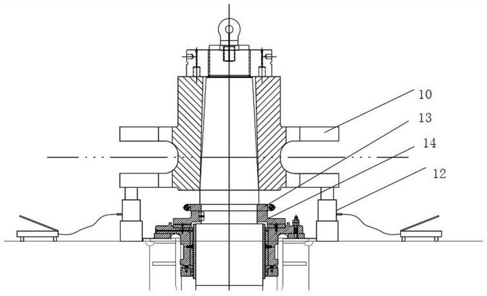 A method for repairing and replacing ship rudder bearing wharf