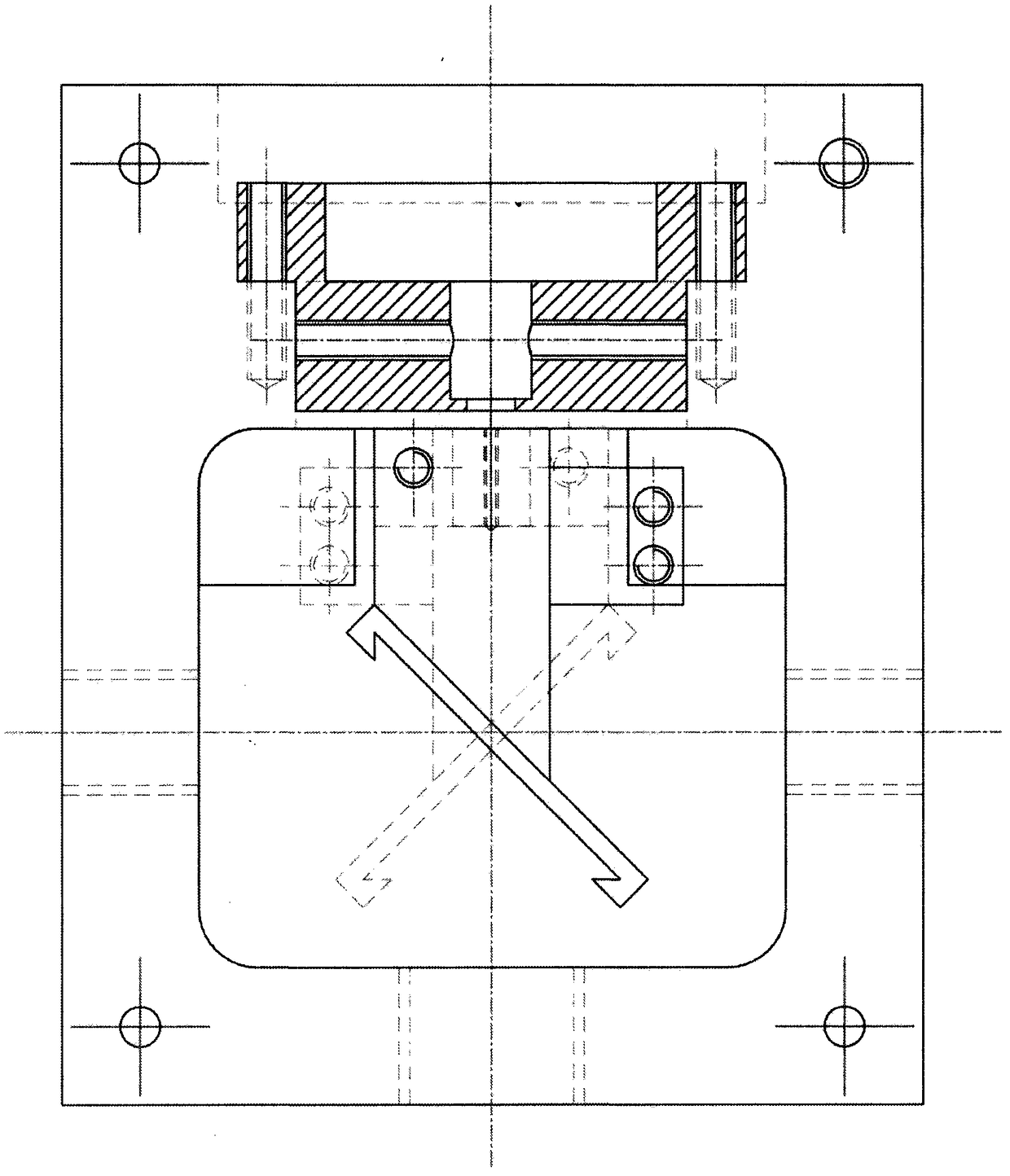 Double channel automatic observation method of plant chlorophyll fluorescence