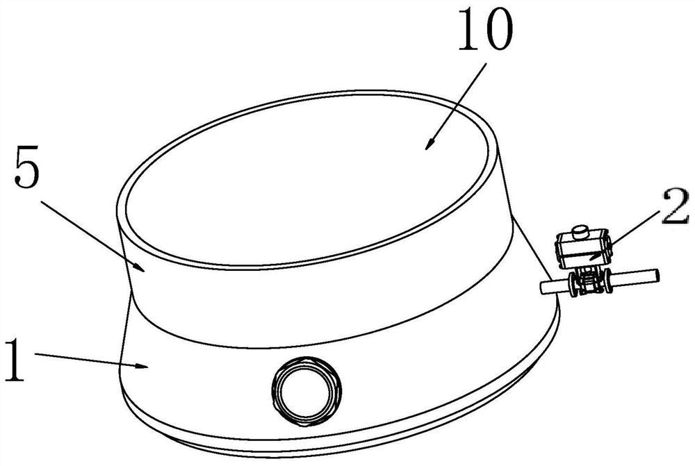 Steam chafing dish energy-gathering cover air pressure valve