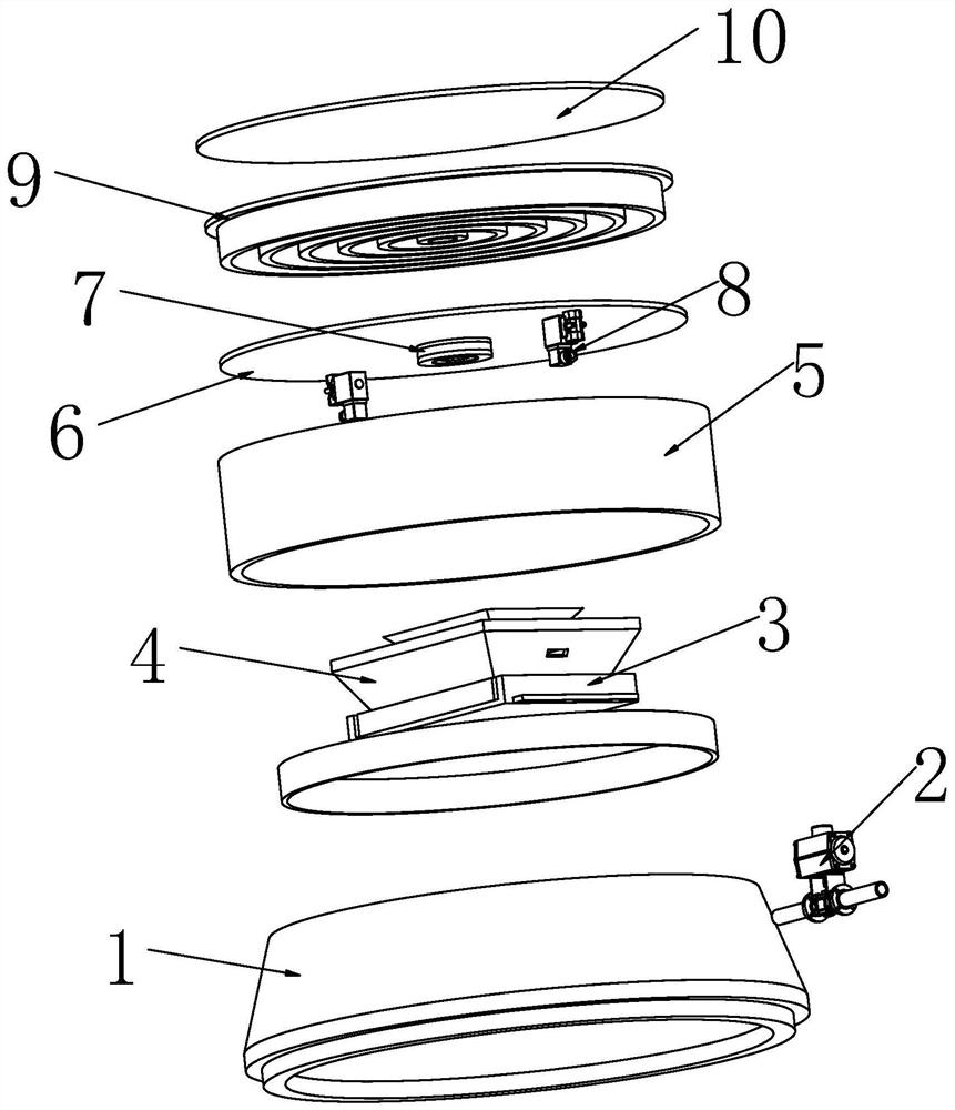 Steam chafing dish energy-gathering cover air pressure valve